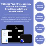 Smart Scale Combo of NextLevelFit including Bodyweight scale ,Nutrition scale and Fitness tracking app.